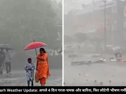 छत्तीसगढ़ में बदला मौसम: रायपुर में बारिश हुई तो धमतरी में तेज चली आंधी, 4 दिन अलर्ट जारी, फिर बढ़ेगी गर्मी