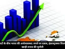 वैश्विक संकटों के बीच भारत की अर्थव्यवस्था: रुपये पर दबाव, इंफ्रास्ट्रक्चर वित्तपोषण और खाड़ी तनाव की चुनौती