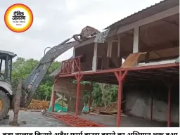 भोपाल के बड़ा तालाब किनारे अतिक्रमण पर बड़ा एक्शन, FTL क्षेत्र से फार्म हाउस और बंगले हटाने शुरू