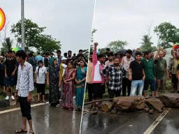 बिलासपुर बारिश: 150 से अधिक घरों में पानी, NH-49 पर आध्यात्म का जाम