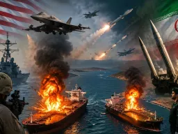 Iran-US War: होर्मुज में 2 तेल टैंकरों में विस्फोट का दावा, सातवीं रात भी ईरान पर अमेरिकी हमले