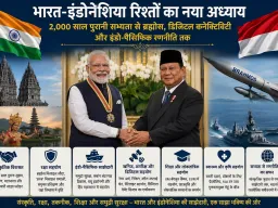 भारत-इंडोनेशिया रिश्तों का नया अध्याय: 2,000 साल पुरानी सभ्यता से ब्रह्मोस, डिजिटल कनेक्टिविटी और इंडो-पैसिफिक रणनीति तक