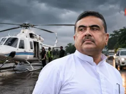 बंगाल CM सुवेंदु अधिकारी के हेलिकॉप्टर की इमरजेंसी लैंडिंग