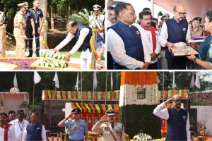 पुलिस स्मृति दिवस 2025: मुख्यमंत्री साय और राज्यपाल डेका ने शहीद जवानों को दी भावभीनी श्रद्धांजलि, कहा—बलिदान सदैव प्रेरणा देगा