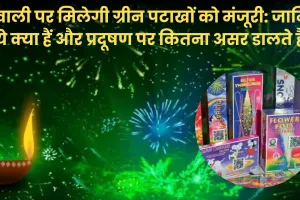 क्या हैं ग्रीन पटाखे? जानिए इनका प्रदूषण पर असर और क्यों मिल रही है इनकी सीमित अनुमति