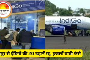 रायपुर एयरपोर्ट पर इंडिगो की 20 उड़ानें रद्द, 7 हजार से ज्यादा यात्री फंसे