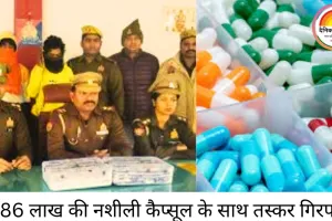 स्कूल के पीछे चल रहा था नशे का कारोबार, पुलिस ने 12.86 लाख की नशीली कैप्सूल के साथ तस्कर पकड़ा