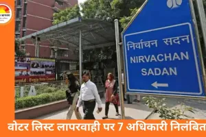 पश्चिम बंगाल में 7 अधिकारी निलंबित: वोटर लिस्ट कार्य में लापरवाही पर सख्त कार्रवाई