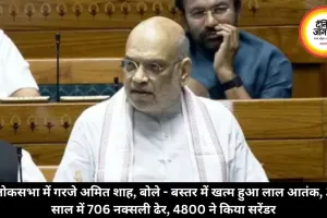 लोकसभा में गरजे अमित शाह, बोले - बस्तर में खत्म हुआ लाल आतंक, 3 साल में 706 नक्सली ढेर, 4800 ने किया सरेंडर
