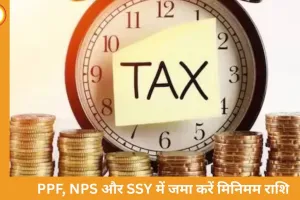 टैक्स बचाने के लिए बचे सिर्फ 2 दिन: PPF, NPS और सुकन्या खातों में जमा करें मिनिमम राशि
