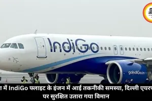 हवा में IndiGo फ्लाइट के इंजन में आई तकनीकी समस्या, दिल्ली एयरपोर्ट पर सुरक्षित उतारा गया विमान