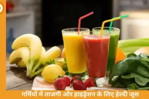गर्मियों में ठंडे जूस से शरीर को हाइड्रेटेड और ऊर्जावान रखें