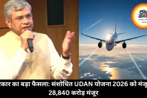 सरकार का बड़ा फैसला: संशोधित UDAN योजना 2026 को मंजूरी, 28,840 करोड़ मंजूर