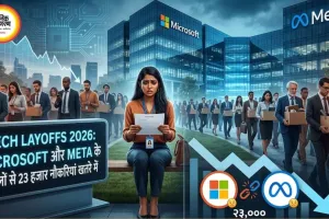 Tech Layoffs 2026: Microsoft और Meta के फैसलों से 23 हजार नौकरियां खतरे में