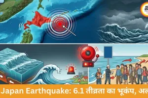 जापान में 6.1 तीव्रता का भूकंप, होक्काइडो में झटके; तटीय इलाकों में सुनामी का खतरा