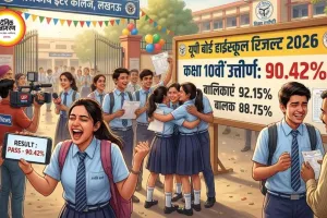 यूपी बोर्ड रिजल्ट 2026 जारी: 10वीं में 90.42% पास