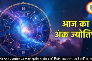 आज का अंक ज्योतिष 22 मई 2026: मूलांक 4 और 8 को मेहनत का मिलेगा फल, करियर में खुलेंगे नए रास्ते