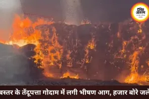 बस्तर के तेंदूपत्ता गोदाम में भीषण आग, हजार बोरे राख; बीजापुर मामले में DFO हटाए गए