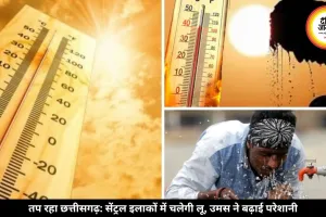 छत्तीसगढ़ में भीषण गर्मी का कहर, अगले 5 दिन लू का अलर्ट जारी, कई जिलों में हीट-वेव की चेतावनी