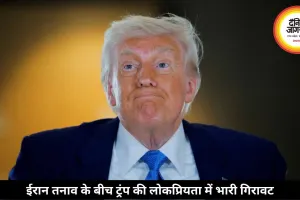 ईरान तनाव के बीच ट्रंप की लोकप्रियता गिरी, सर्वे में बड़ा झटका