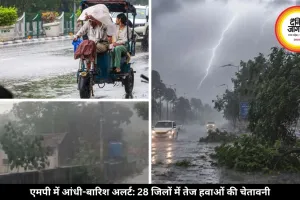 एमपी में आंधी-बारिश के 2 सिस्टम हुए एक्टिव, 28 जिलों में अलर्ट जारी