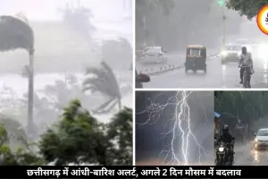 छत्तीसगढ़ में आंधी-बारिश का अलर्ट, अगले 2 दिन बदला रहेगा मौसम