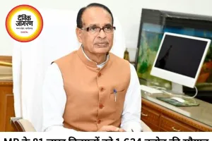 MP के 81 लाख किसानों को 1,634 करोड़ की सौगात की घोषणा