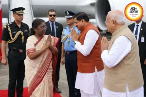 राष्ट्रपति द्रौपदी मुर्मू इंदौर पहुंचीं, ओंकारेश्वर दर्शन के साथ 5 दिवसीय दौरा शुरू