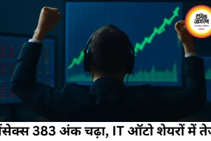 सेंसेक्स 383 अंक चढ़कर बंद, IT-ऑटो शेयरों में तेजी