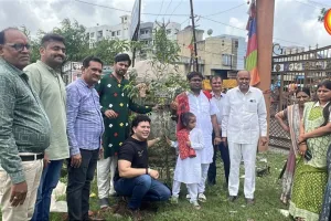 गंगाधरा अलखधाम में आस्था और हरियाली का संगम, विरल देसाई ने बांटे हजारों पौधे