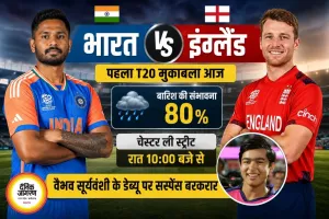 भारत बनाम इंग्लैंड पहला टी-20 आज, बारिश से मैच पर खतरा