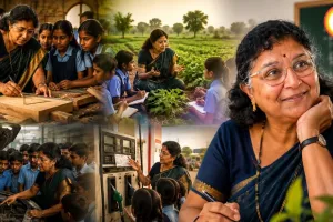 Village as a Classroom: उज्ज्वला वाडेकर ने गांव को बनाया पाठशाला, बढ़ई की दुकान से गणित और गैराज से विज्ञान सीख रहे बच्चे
