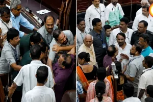 बंगाल विधानसभा में बजट चर्चा के बीच हंगामा, TMC विधायक कुणाल घोष को मार्शलों ने बाहर निकाला