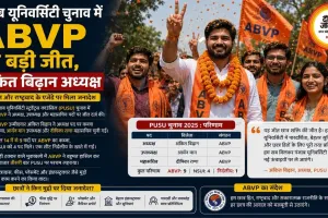 पंजाब यूनिवर्सिटी चुनाव में ABVP की बड़ी जीत, अंकित बिढान अध्यक्ष