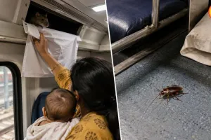 इंदौर-दौंड एक्सप्रेस में सफर के दौरान चूहे-कॉकरोच से यात्री परेशान, 5 महीने की बच्ची को बचाने मां ने किया ये इंतजाम