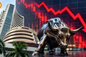 शेयर बाजार में दबाव, सेंसेक्स 350 अंक फिसला; निफ्टी 23,800 के नीचे आया