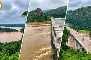 सीधी में सोन नदी उफान पर, ऑरेंज अलर्ट जारी; दो जगह खतरे के निशान से ऊपर पानी