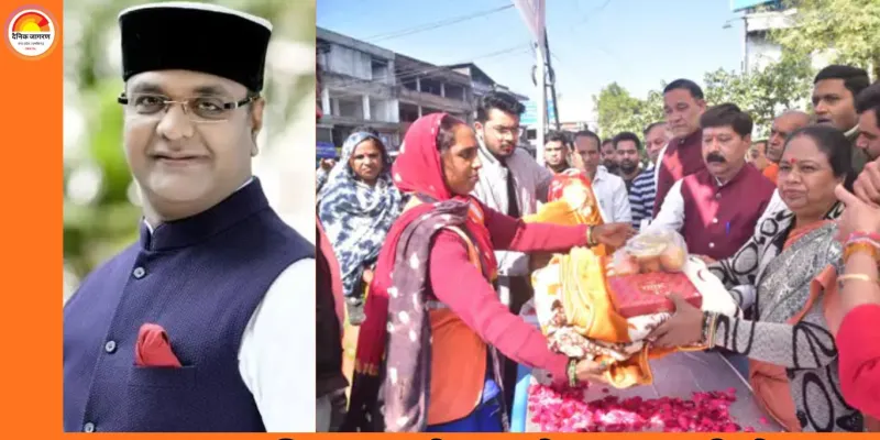 विश्वास सारंग का जन्मदिन सेवा भाव से भरा: वर्चुअल तरीके से मनाया, गरीबों को कंबल और भोजन वितरित किए