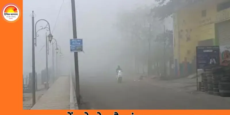 सरगुजा में शीतलहर का कहर: घना कोहरा, 10 मीटर से कम दृश्यता, तापमान 3 डिग्री तक गिरने के आसार