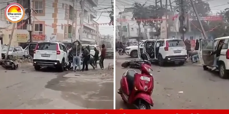 भोपाल में हिस्ट्रीशीटर पर बेरहमी हमला: सब्बल-हथौड़े से हाथ-पैर तोड़े गए, कार में तोड़फोड़