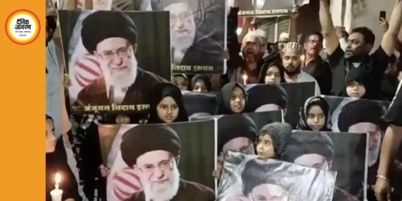 जबलपुर में खामेनेई के समर्थन में सड़कों पर उतरा शिया समुदाय