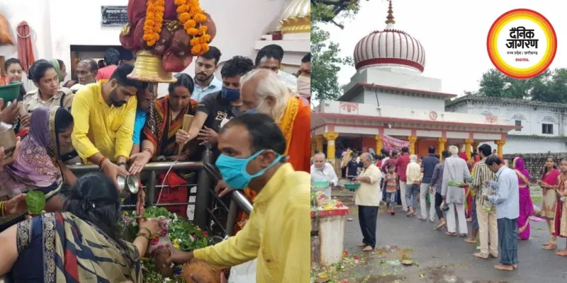 महामृत्युंजय मंदिर में उमड़ी आस्था की भीड़, पुरुषोत्तम मास में शिवभक्तों ने किया जलाभिषेक