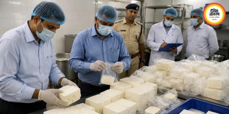 डेयरी पर खाद्य विभाग की कार्रवाई, 116 किलो पनीर जब्त