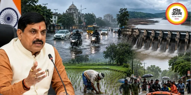 MP Weather: कहीं बाढ़ जैसे हालात, फिर भी मध्य प्रदेश में 15% कम बारिश; बांधों में पिछले साल से 26% कम पानी
