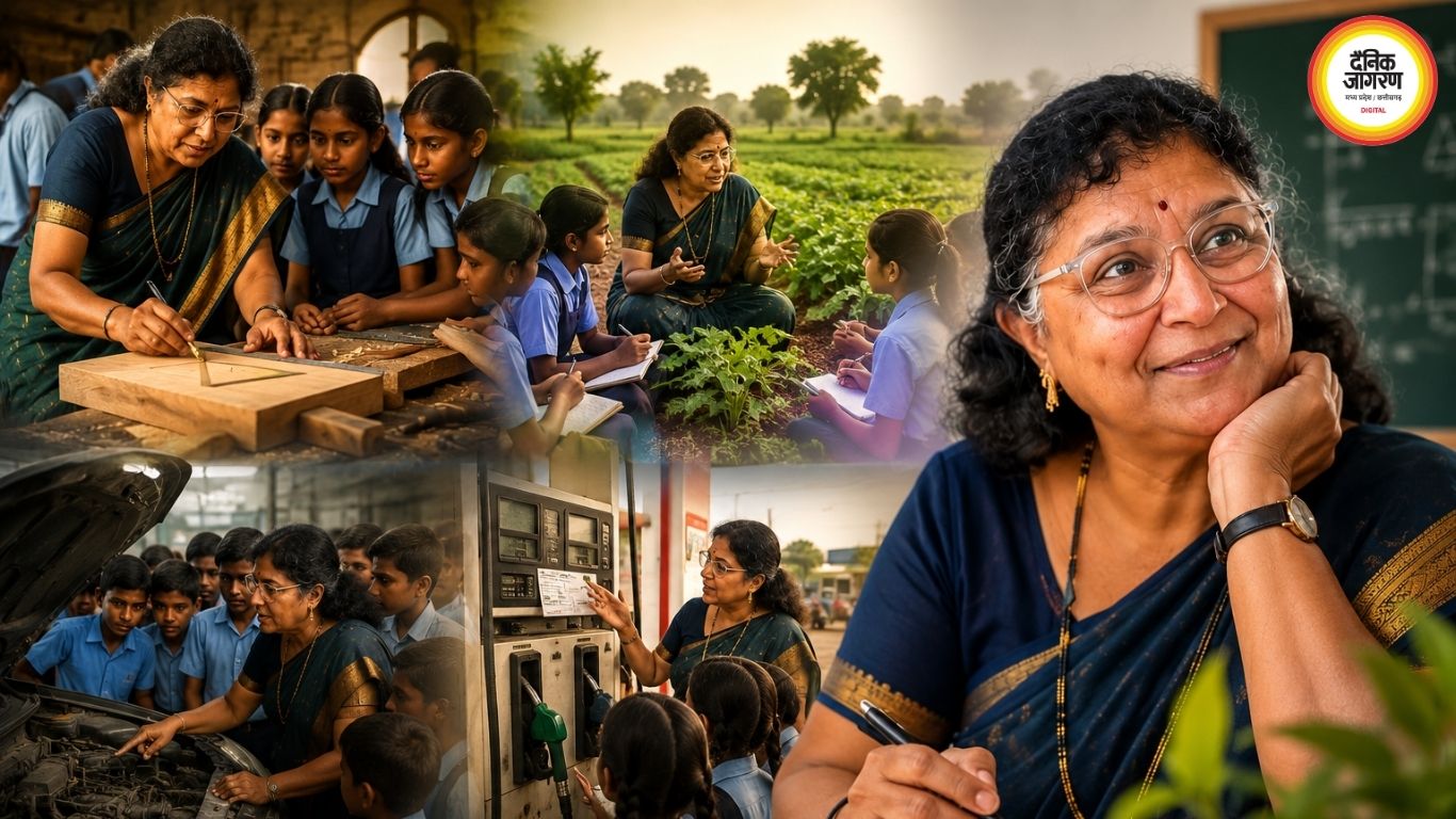 Village as a Classroom: उज्ज्वला वाडेकर ने गांव को बनाया पाठशाला, बढ़ई की दुकान से गणित और गैराज से विज्ञान सीख रहे बच्चे